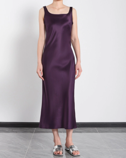 Acetate long dress-10