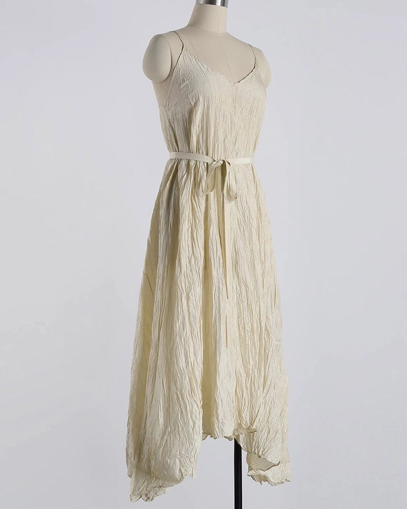 Elegant Silk Halter Vacation Dress by Expert Apparel Suppliers