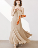 French Retro Camisole Dress-1