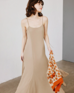 French Retro Camisole Dress-3