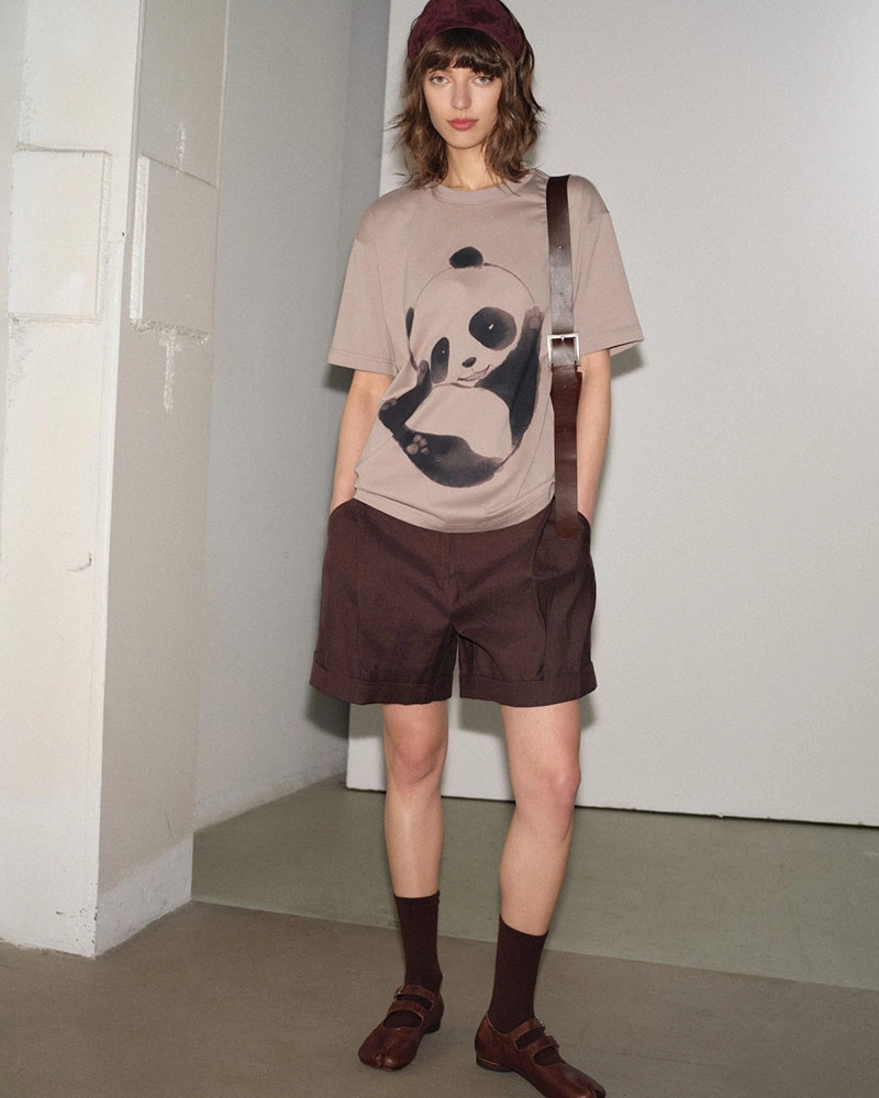Printed short-sleeved T-shirt-2