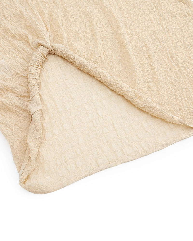 High-end women's blouse by a Chinese garment factory using premium silk