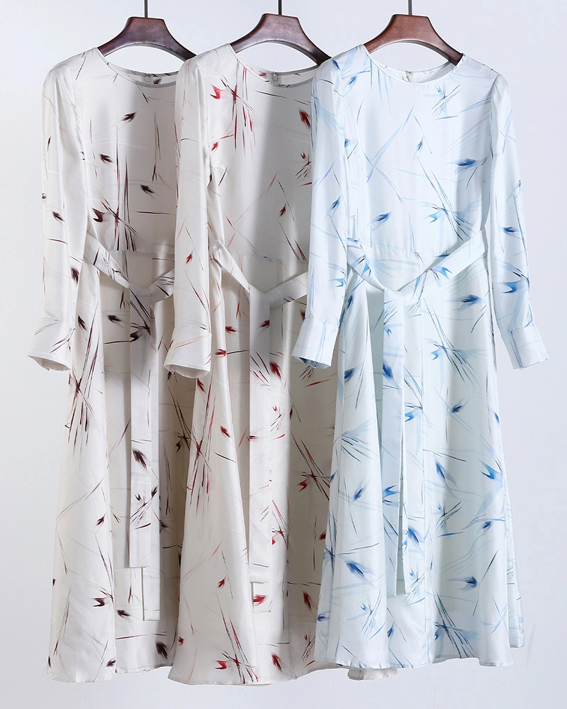 Elegant Silk Printed Dresses by Leading Manufacturer in China