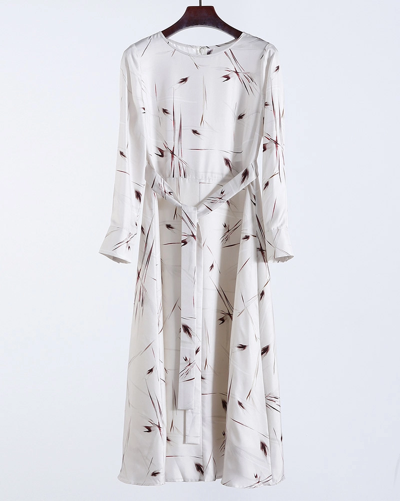 High-Quality Silk Printed Dresses from Dongguan, China