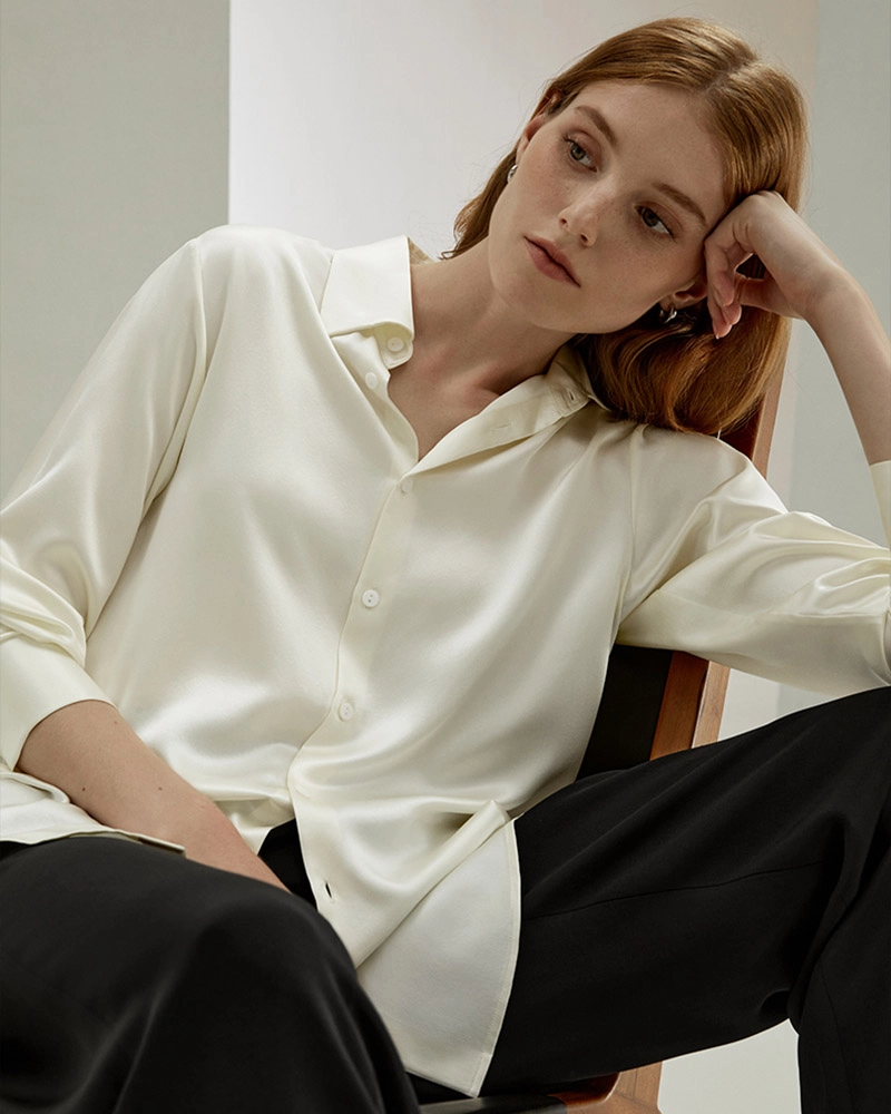 OEM Ladies’ Silk Shirt manufacturer in Dongguan, China