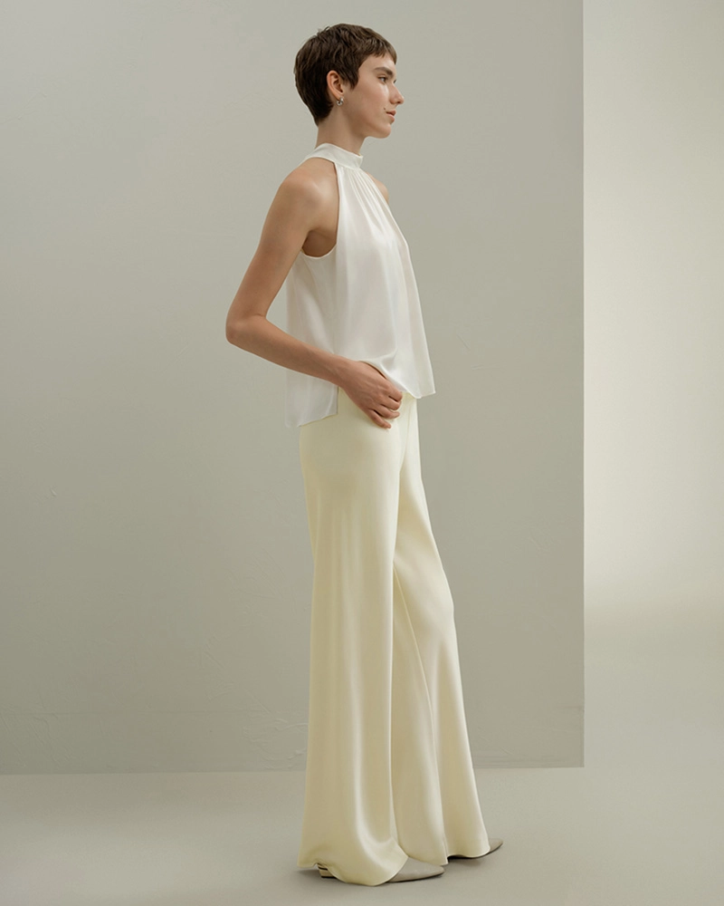 OEM silk tops production in Dongguan clothing factory