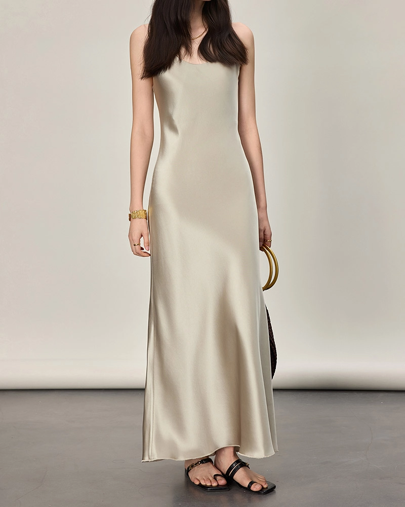 High-End Acetate Satin Dresses: Designed for Distinction.
