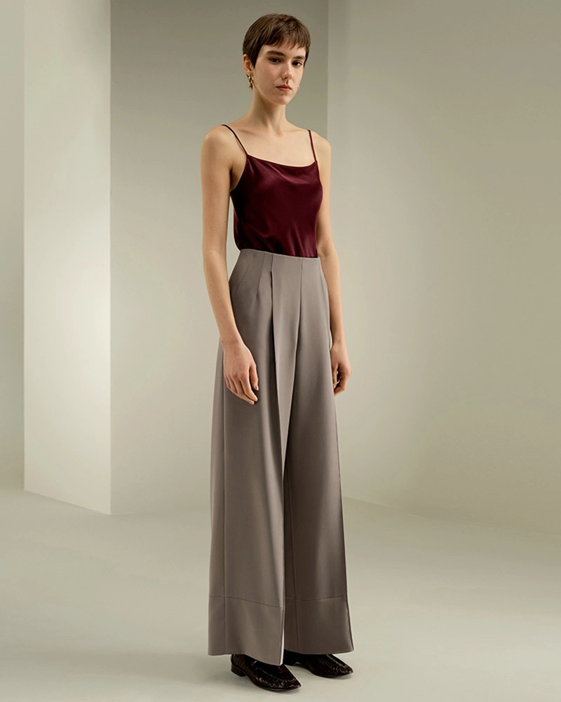 Premium Silk Long Pants Custom-Made for Women’s Style