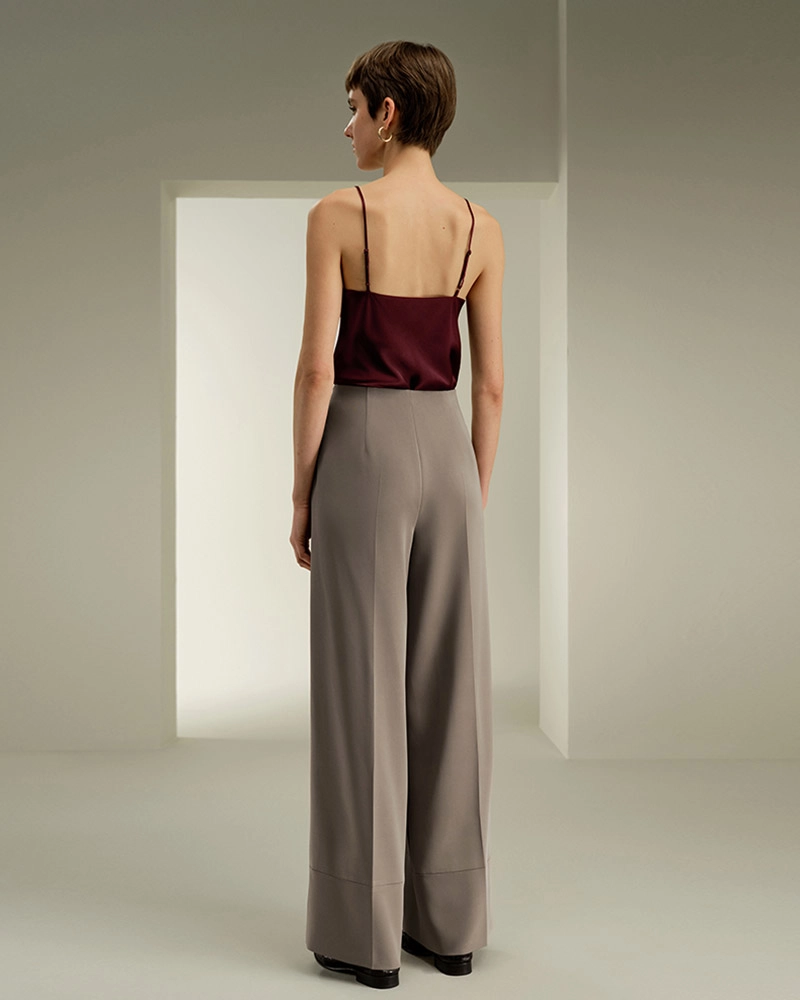 Customizable Women’s Silk Long Pants for Elegant Fashion