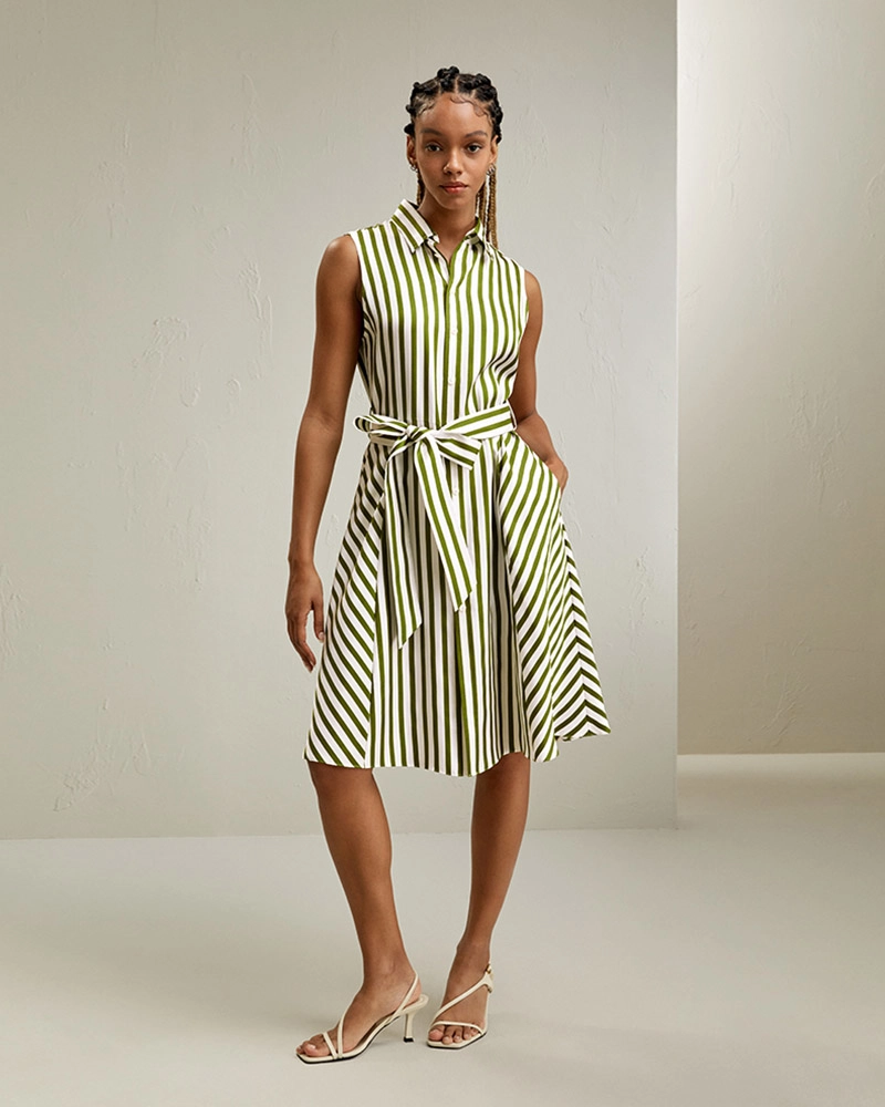 Silk Shirt Dress from Wholesale Fashion China manufacturer.