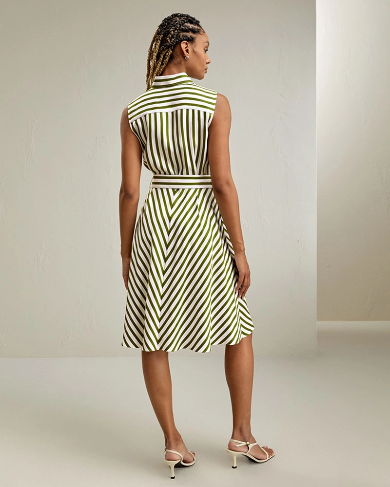 High-quality Silk Shirt Dress by Dongguan Suxin Garment Co., Ltd.